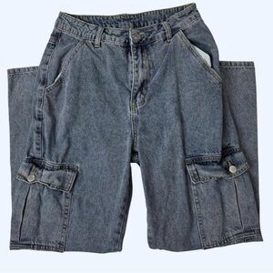 Y2K Cider Denim Cargo Pants